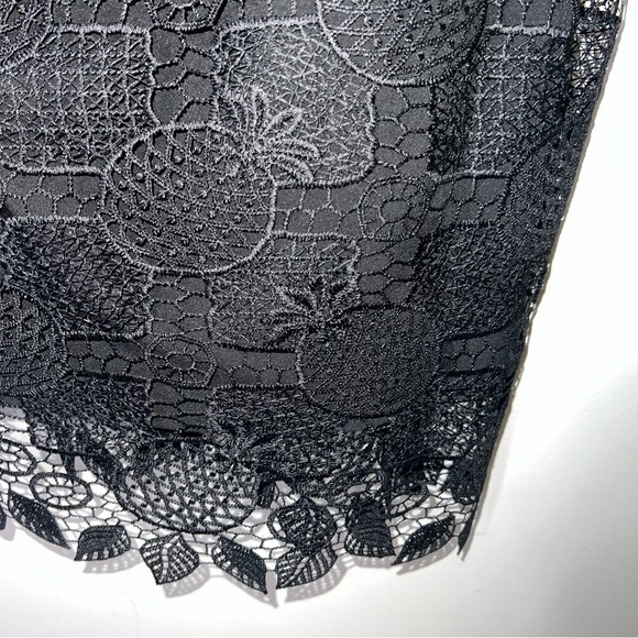 Sam Edelman Strapless Black Lace Pineapple Dress - Picture 6 of 9